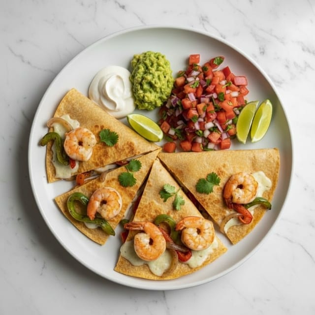 Shrimp Quesadilla.