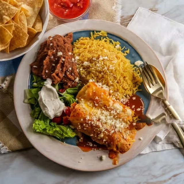 Enchiladas Norteñas.