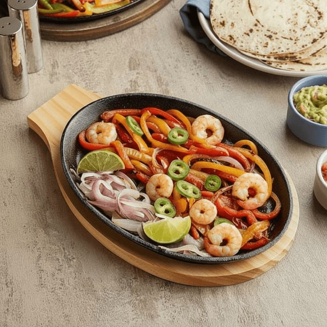 Shrimp Fajitas.