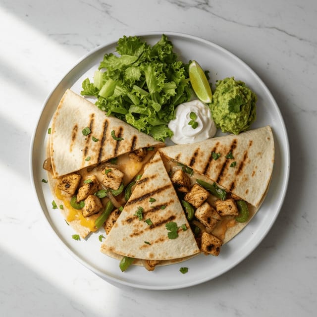 Grilled Chicken Quesadilla^.