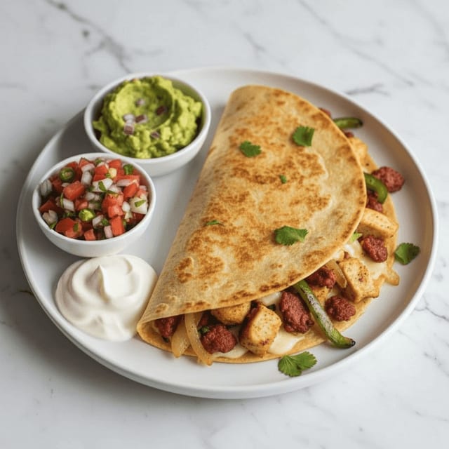 Choripollo Quesadilla.