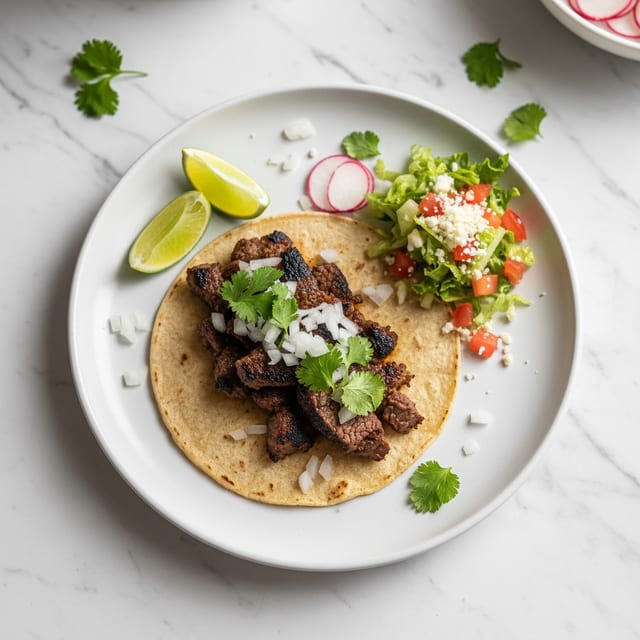 Asada Taco a La Carta.